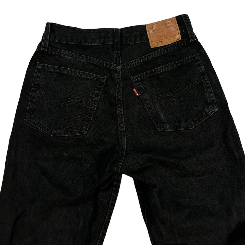 Levi’s Premium 501 ‘81 High Rise Mom Jeans Black Size 25x31